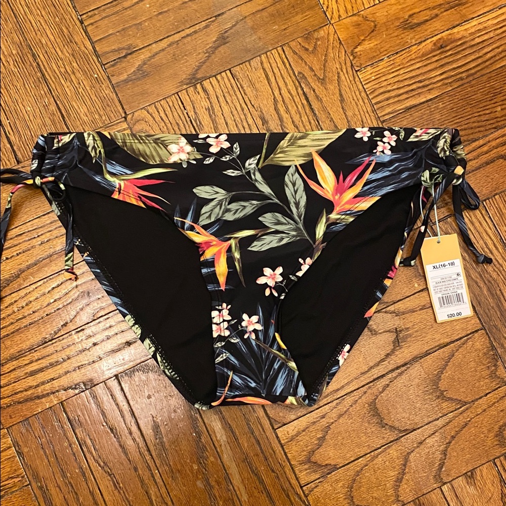 Floral Tropical Bikini Bottom by Kona Sol